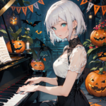 それっぽい曲を弾いてお家ハロウィンする同棲彼女 約4分のイメージ画像