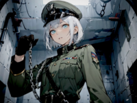 男言葉の女軍人から捕虜として受ける快楽尋問（12:30）のイメージ画像
